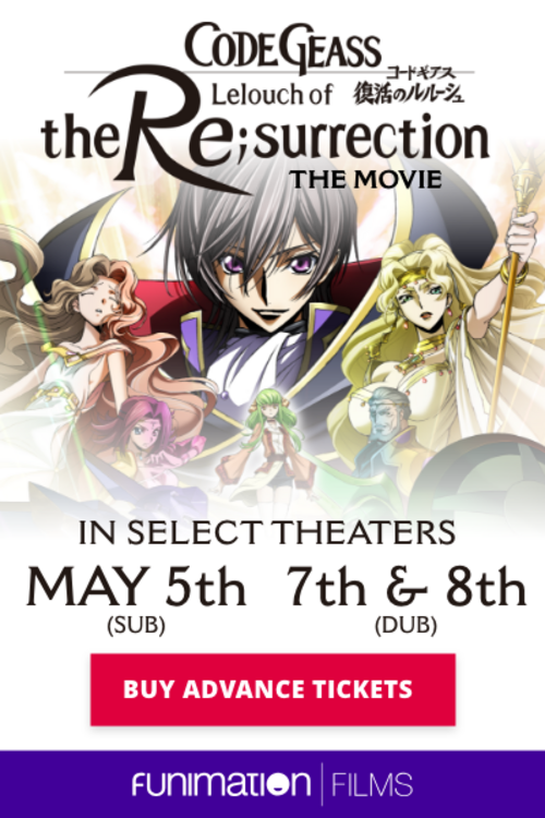 Code Geass Lelouch of the Re surrection Showtimes Fandango
